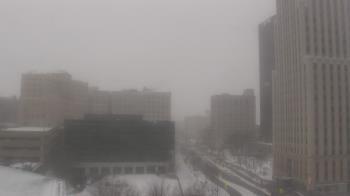 Weather camera view of Akron-Summit County Public Library.