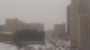 Weather camera view of Akron-Summit County Public Library.