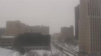 Weather camera view of Akron-Summit County Public Library.