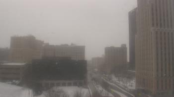 Weather camera view of Akron-Summit County Public Library.