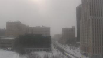 Weather camera view of Akron-Summit County Public Library.