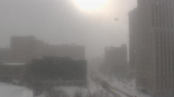 Weather camera view of Akron-Summit County Public Library.