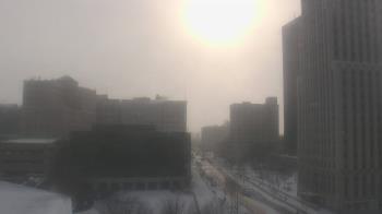 Weather camera view of Akron-Summit County Public Library.