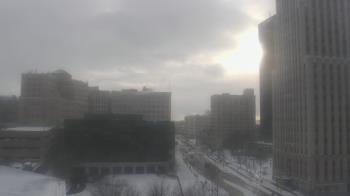 Weather camera view of Akron-Summit County Public Library.