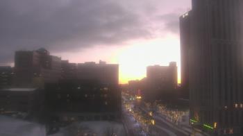 Weather camera view of Akron-Summit County Public Library.