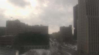 Weather camera view of Akron-Summit County Public Library.