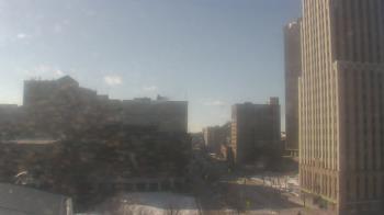 Weather camera view of Akron-Summit County Public Library.