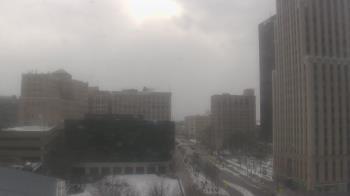 Weather camera view of Akron-Summit County Public Library.