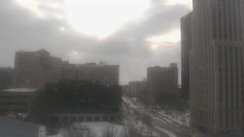 Weather camera view of Akron-Summit County Public Library.