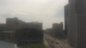 Weather camera view of Akron-Summit County Public Library.