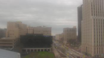 Weather camera view of Akron-Summit County Public Library.