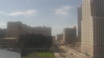 Weather camera view of Akron-Summit County Public Library.