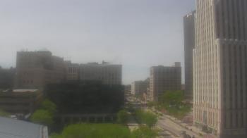Weather camera view of Akron-Summit County Public Library.
