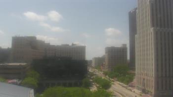 Weather camera view of Akron-Summit County Public Library.