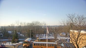 Weather camera view of Grass Lake School District 36.