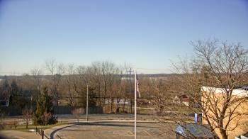 Weather camera view of Grass Lake School District 36.