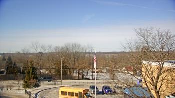 Weather camera view of Grass Lake School District 36.