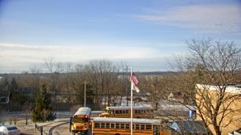 Weather camera view of Grass Lake School District 36.