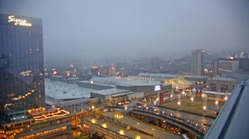 Weather camera view of Mercedes Benz Stadium.