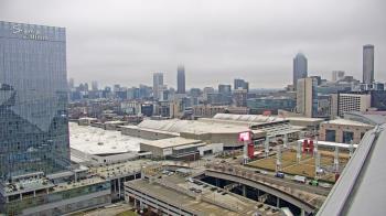 Weather camera view of Mercedes Benz Stadium.