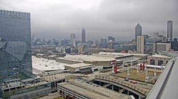 Weather camera view of Mercedes Benz Stadium.