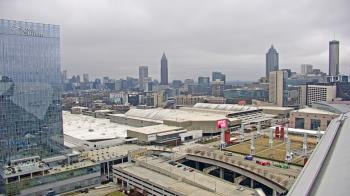 Weather camera view of Mercedes Benz Stadium.