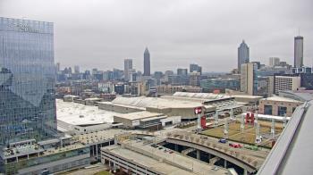Weather camera view of Mercedes Benz Stadium.