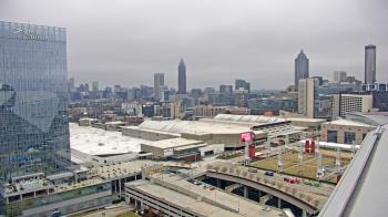 Weather camera view of Mercedes Benz Stadium.