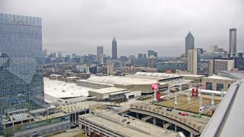 Weather camera view of Mercedes Benz Stadium.