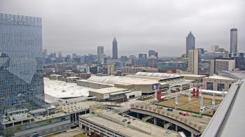 Weather camera view of Mercedes Benz Stadium.