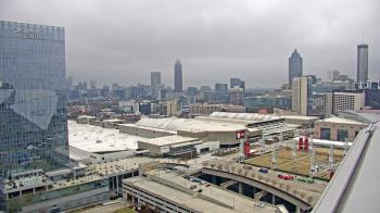 Weather camera view of Mercedes Benz Stadium.
