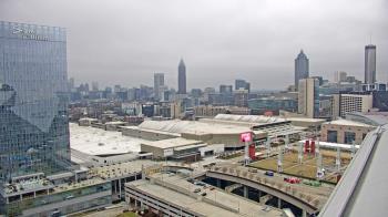 Weather camera view of Mercedes Benz Stadium.
