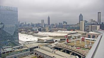 Weather camera view of Mercedes Benz Stadium.