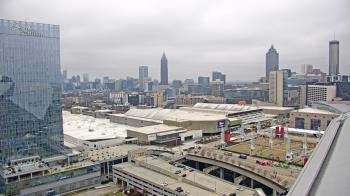 Weather camera view of Mercedes Benz Stadium.