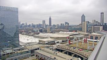 Weather camera view of Mercedes Benz Stadium.