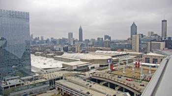 Weather camera view of Mercedes Benz Stadium.