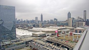 Weather camera view of Mercedes Benz Stadium.