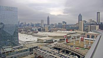 Weather camera view of Mercedes Benz Stadium.