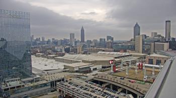 Weather camera view of Mercedes Benz Stadium.