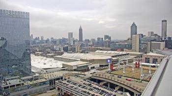 Weather camera view of Mercedes Benz Stadium.