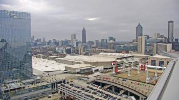 Weather camera view of Mercedes Benz Stadium.