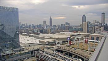 Weather camera view of Mercedes Benz Stadium.