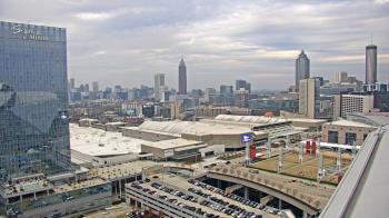 Weather camera view of Mercedes Benz Stadium.
