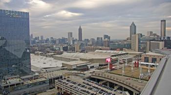 Weather camera view of Mercedes Benz Stadium.