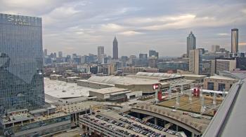 Weather camera view of Mercedes Benz Stadium.