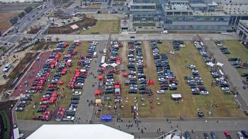 Weather camera view of Mercedes Benz Stadium.