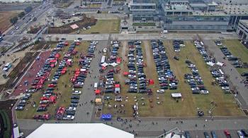 Weather camera view of Mercedes Benz Stadium.