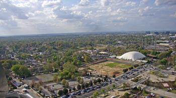 Weather camera view of Mercedes Benz Stadium.
