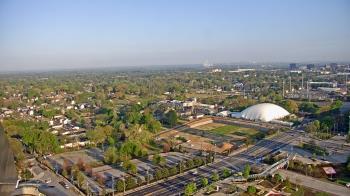 Weather camera view of Mercedes Benz Stadium.