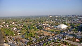 Weather camera view of Mercedes Benz Stadium.